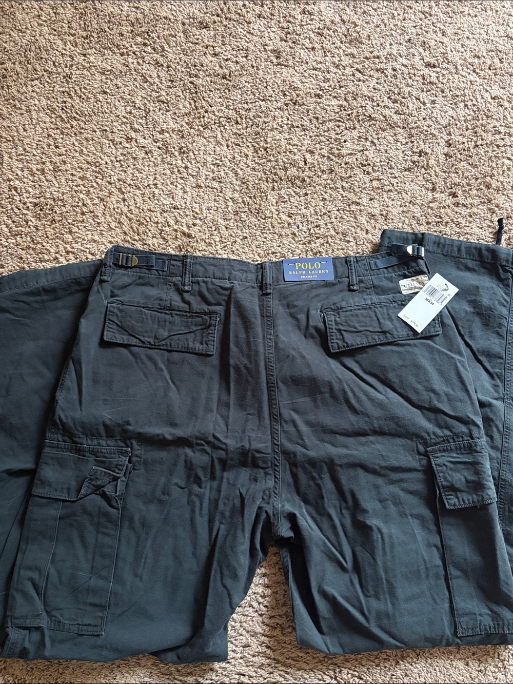 Polo Ralph Lauren Black Cargo Pants